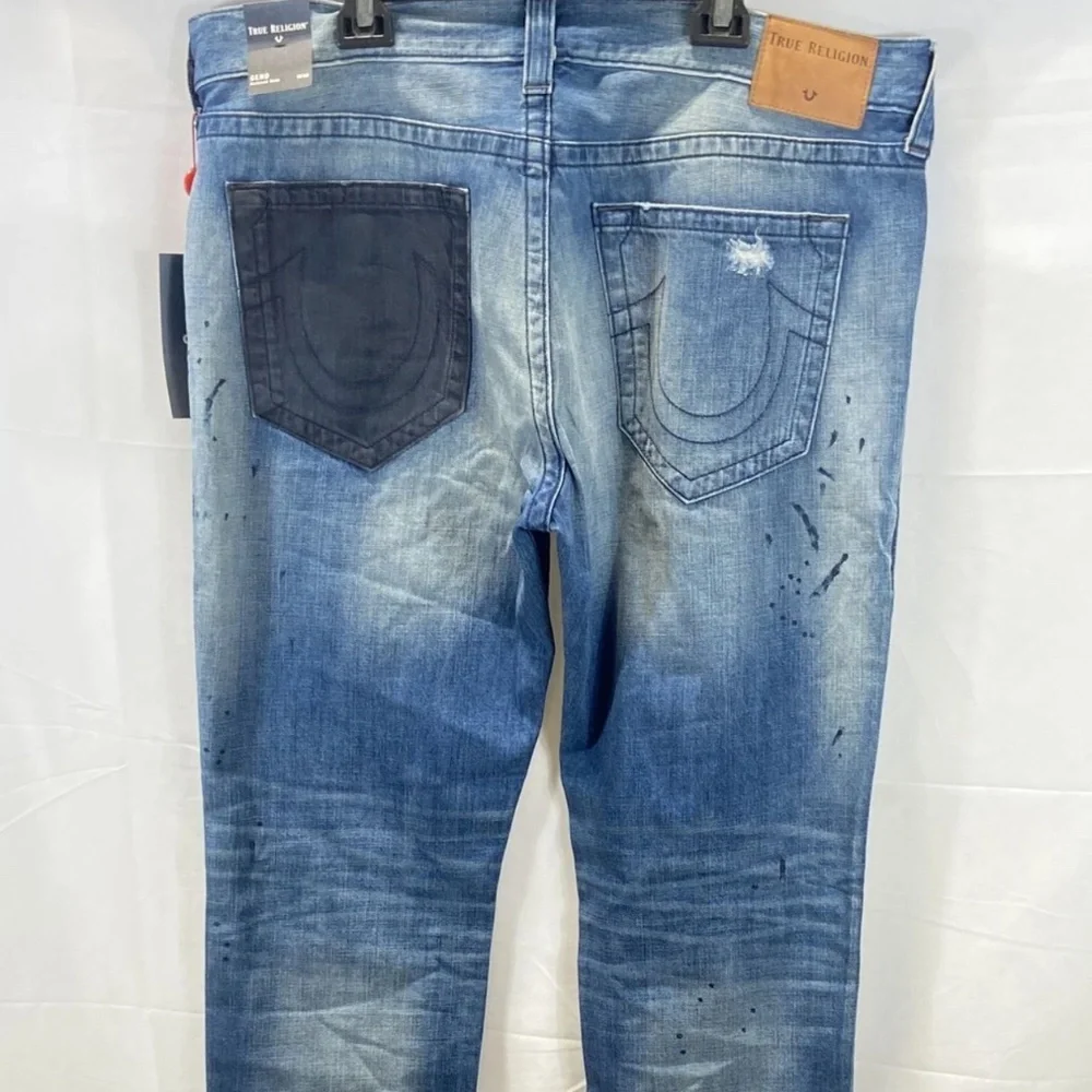 True Religion Distressed Patchwork Jeans